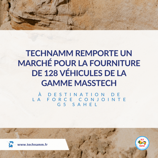 Technamm remporte un marché pour la fourniture de véhicules 4x4 !